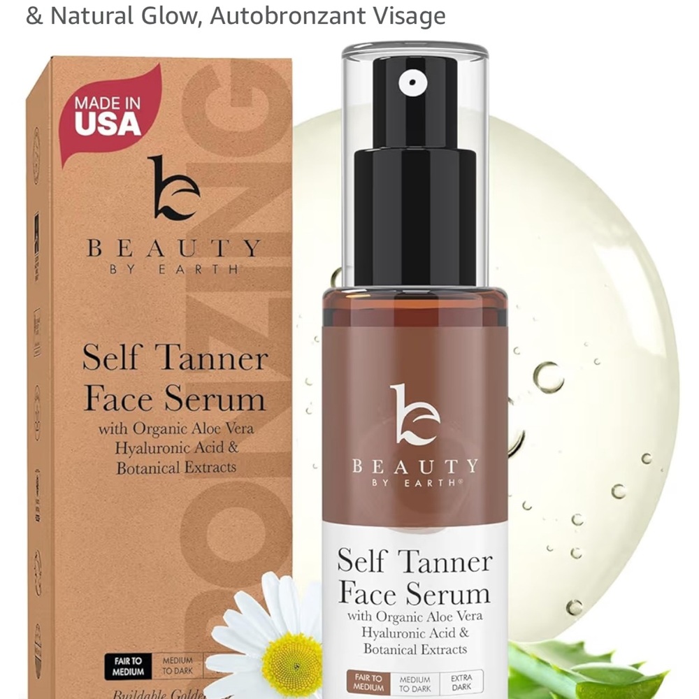 BEAUTY BY EARTH/ Brown /Face Serum with Natural Ingredients
